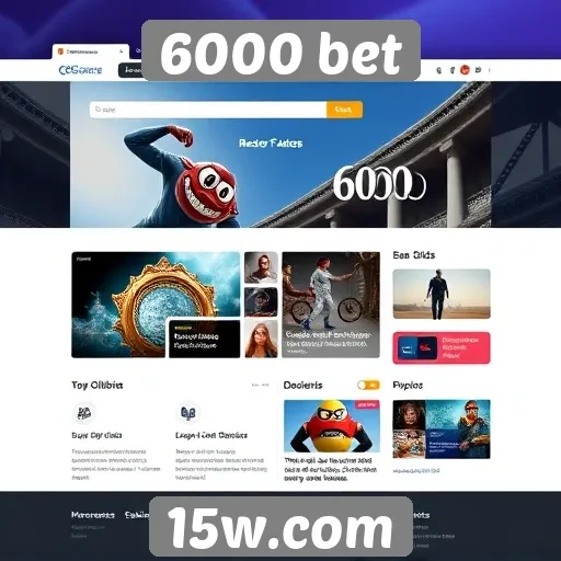 Avaliação da interface do usuário no site 6000 bet